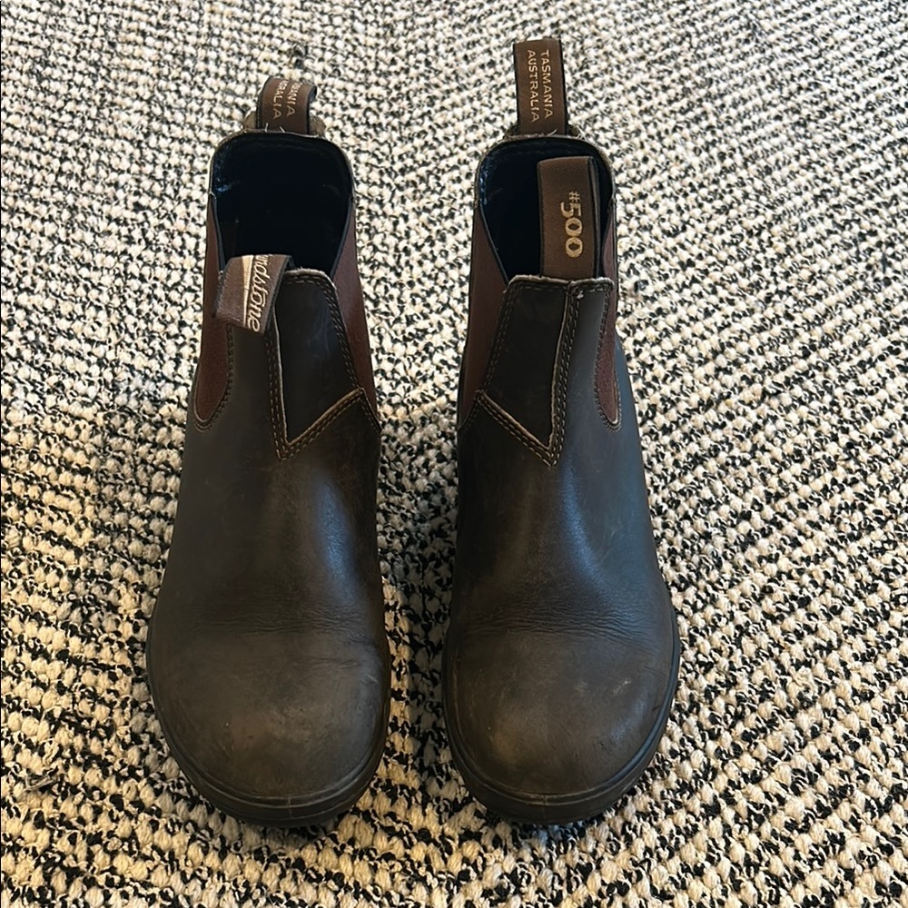 Blundstone Dark Brown Leather Chelsea Boots